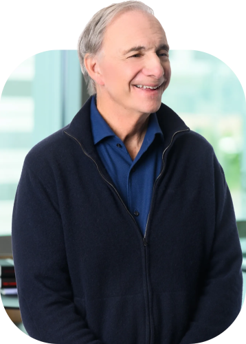 Ray Dalio teaching his investment principles.